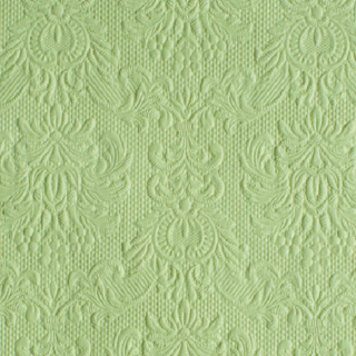 Elegance Pale Green papírszalvéta 33x33cm, 15db-os