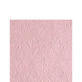Elegance pastel rose papírszalvéta 25x25cm, 15db-os