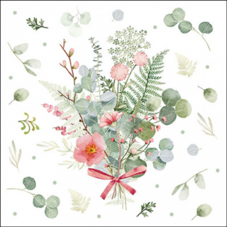 Eucalyptus and fern bouquet papírszalvéta 33x33cm, 20db-os