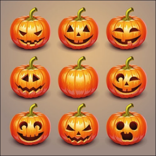 Halloween Pumpkins papírszalvéta 33x33cm, 20db-os