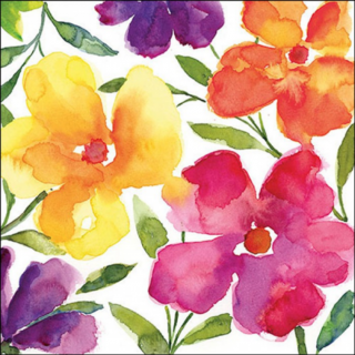 Happy bloomers papírszalvéta 33x33cm, 20db-os