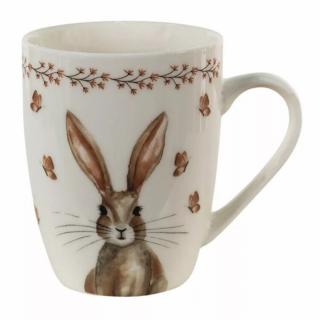 Húsvéti nyuszis Porcelán bögre - 350ml - Rustic Easter Bunny
