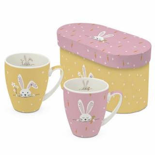 Húsvéti porcelán bögre szett 350ml Hello  Easter