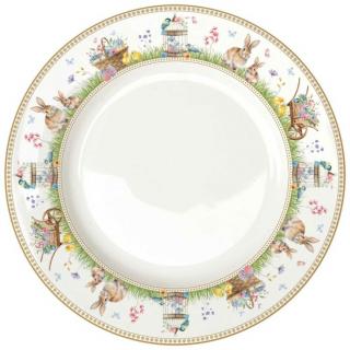 Húsvéti porcelán lapostányér - Spring Bloom