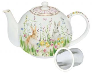 Húsvéti Porcelán Teáskanna - 1000ml - Happy Easter