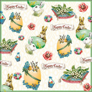 Húsvéti szalvéta 33x33cm, 20db-os Easter Banner