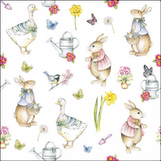 Húsvéti szalvéta 33x33cm, 20db-os Easter Garden