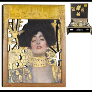 Hűtőmágnes - Klimt: Judith