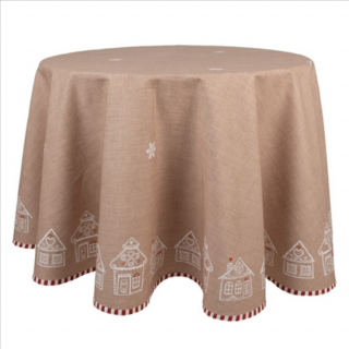 Karácsonyi asztalterítő 170cm Gingerbread Bliss