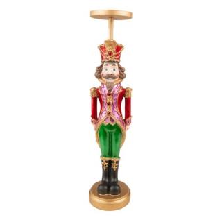 Karácsonyi diótörő - Gyertyatartó - 42cm