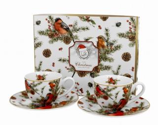 Karácsonyi Kávés Csésze szett - 90ml - Christmas Birds