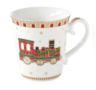Karácsonyi porcelán bögre - 275ml - Polar Express