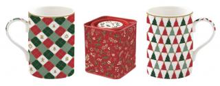 Karácsonyi porcelán bögre szett Fancy Christmas, Atmosphere
