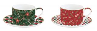 Karácsonyi porcelán csésze szett Coffee Mania, Fancy Christmas