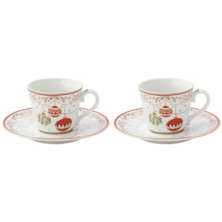 Karácsonyi porcelán kávéscsésze szett 80ml Christmas Eve