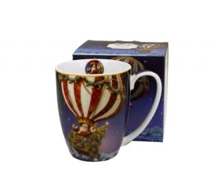 Karácsonyi Porcelán Óriásbögre - 1000ml - Santa Balloon