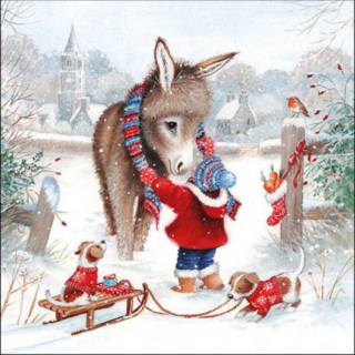 Keeping Warm papírszalvéta 33x33cm,  20 db-os