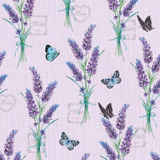 Lavender With Love Lilac papírszalvéta 33x33cm, 20db-os