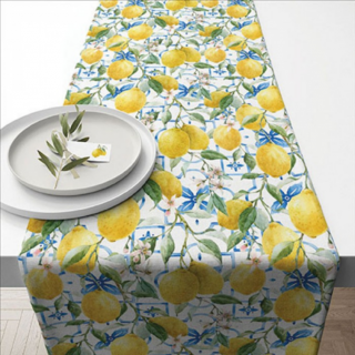 Mediterranean lemons asztali futó 40x150cm