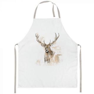 Pamut konyhai kötény - 70x85cm - Antlers