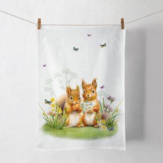 Pamut konyharuha 50x70cm Little Squirrels