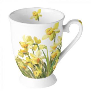 Porcelán bögre - 250 ml - Golden Daffodils