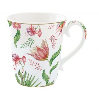 Porcelán bögre - 275ml - Botanic Chic