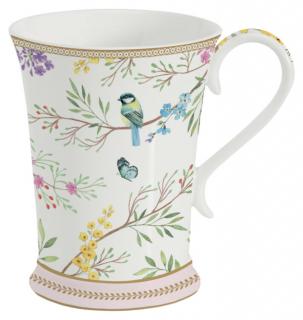 Porcelán bögre - 300ml - Birds Melody