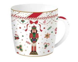 Porcelán bögre - 350ml - Nutcracker Twist