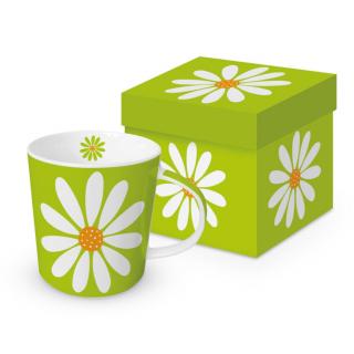 Porcelán bögre 400ml Happy Flower