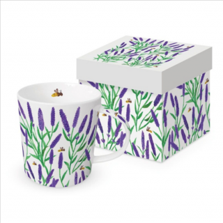 Porcelán bögre - 400ml - Tracey's Lavendula