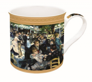 Porcelán bögre dobozban 300 ml, Renoir: Bál a Le Moulin de la Galette-nél