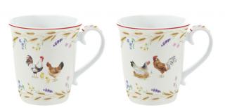 Porcelán bögre szett - 275ml - Country Life