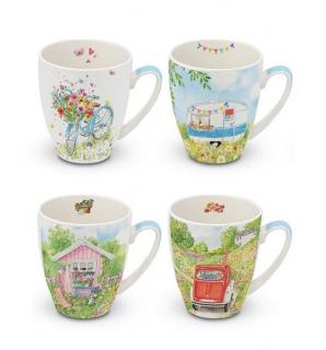 Porcelán bögre szett 350ml, Outside Fun