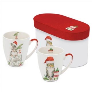 Porcelán bögre szett - Fridolin  Kitty