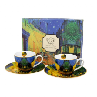 Porcelán csésze - 110ml - Van Gogh: Kávéház éjjel