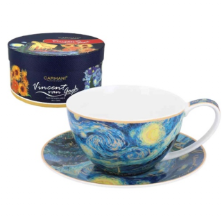 Porcelán csésze - 360ml - Van Gogh: Csillagos éj