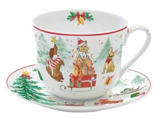 Porcelán csésze szett - 400ml - Christmas Gang
