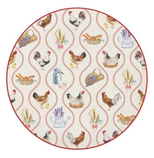 Porcelán desszertes tányér - 19cm - Country Life