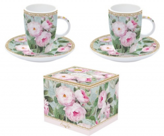 Porcelán eszpresszós csésze - 50ml - Roses in Bloom