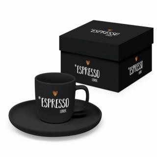 Porcelán eszpresszós kávécsésze - 100ml - Espresso Lover