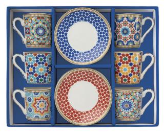 Porcelán kávéscsésze szett - 100ml - Marrakech, Coffee Mania