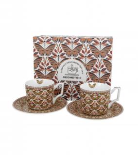 Porcelán kávéscsésze szett - 120ml - Papilio
