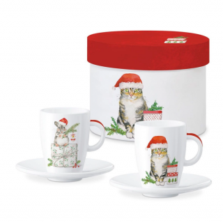 Porcelán kávéscsésze szett - Fridolin  Kitty
