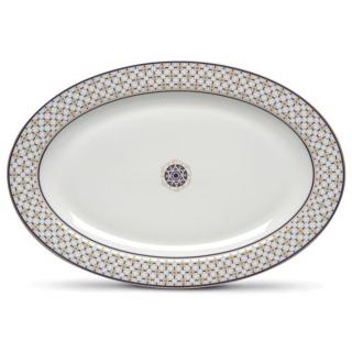 Porcelán ovális tálca - 36x24,5cm - Charles étkészlet
