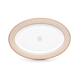 Porcelán ovális tálca - 36x24,5cm - Imperial étkészlet