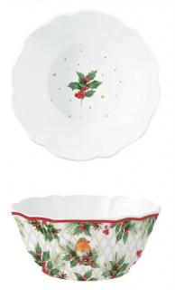 Porcelán tál - 23x9,5cm - Christmas Berries