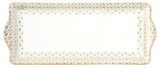 Porcelán tálca - 35x15cm - Festive