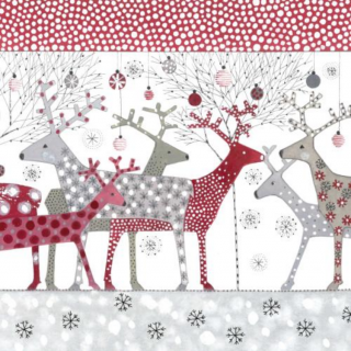 Scandic Christmas papírszalvéta 33x33cm, 20db-os