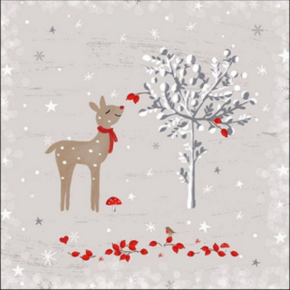 Sniffing Deer papírszalvéta 33x33cm,  20 db-os